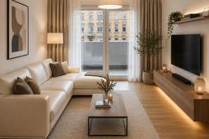 Bezugsfreie, helle 3-Zimmer Wohnung mit barrierefreien Zugang in Karlsruhe-Süd.
