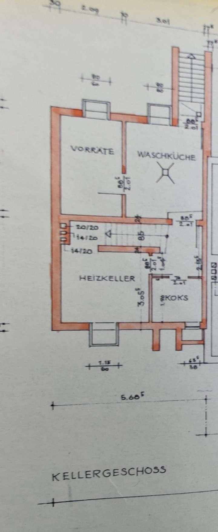 Grundriss Kellergeschoss 1