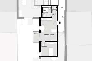 Helle 2-Zimmer-Wohnung (WE06) | barrierefrei im Innenhof! | Vermietung ab dem 01.04.26 – Die vollständige Adresse der Immobilie erhältst du vom Anbieter., 41061 Gladbach, Mönchengladbach – Vorschaubild 3