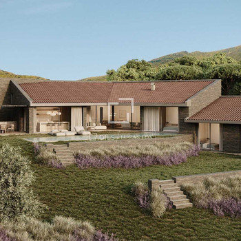 Elegante Neubauvilla in Portlligat mit Garten, Pool und Meerblick