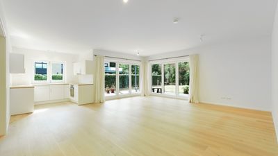 exklusives Wohnen im Herzen von Bordesholm - moderne 3 Zimmer Wohnung mit Garten und Tiefgarage