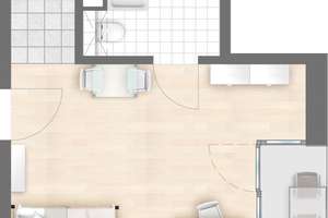 Studio mit Balkon in München – vermietete Kapitalanlage – Landsberger Str. 272, 80687 Sankt Ulrich, München – Vorschaubild 8