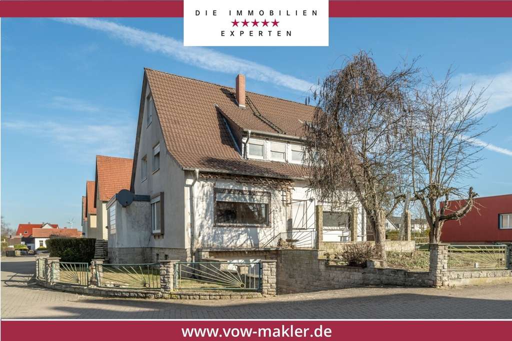 Immobilie in Haverlah - Zweifamilienhaus mit Potenzial auf großem Grundstück in Haverlah - Bild 0