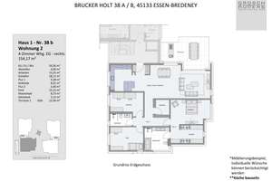 NEUBAU MIETWOHNUNGEN MIT HOHEM KOMFORT IN BESTER LAGE VON BREDENEY WE02 – Brucker Holt 38a, 45133 Bredeney, Essen – Vorschaubild 9