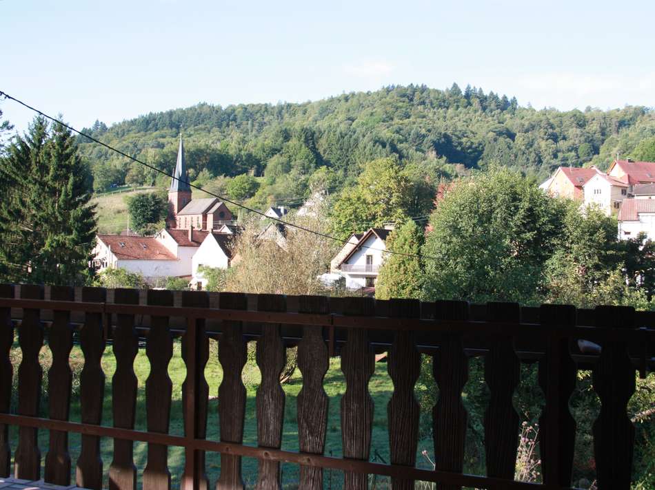 Ausblick unterer Balkon