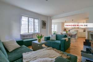 IMMOBERLIN.DE - Exquisit sanierte Wohnung mit großem privaten Gartenidyll