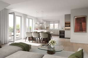 Modern wohnen über den Dächern – 3-Zimmer-NEUBAU mit Dachterrasse & Aufzug – Marienburger Straße 47, 81929 Englschalking, München – Vorschaubild 2