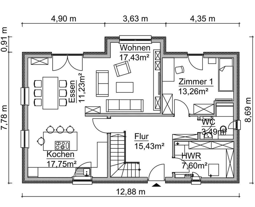 Immobilie in Dummerstorf - A+ EFH inkl. ca. 870 qm Grundstück in 18196 Kavelstorf - Bild 1