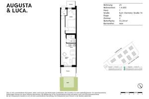 Traumwohnung sucht Mieter! 2-Zimmer-Wohnung mit zwei Terrassen im Augusta & Luca – Kurt-Viermetz-Straße 1h, 86150 Bahnhofs-, Bismarckviertel, Augsburg – Vorschaubild 10