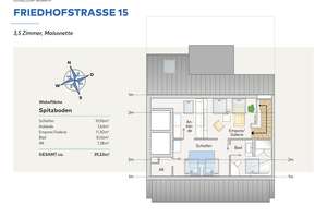 Wohnen über den Dächern - Traumhafte 3,5 - Zimmer Maisonettewohnung mit großer Dachterrasse! – Friedhofstraße 15, 40597 Benrath, Düsseldorf – Vorschaubild 36