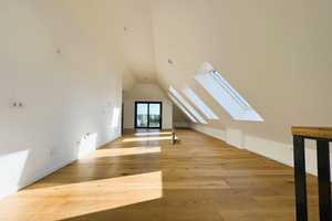 Blick über die Dächer Offenbachs - Penthouse-Wohnung mit großzügiger Dachterrasse