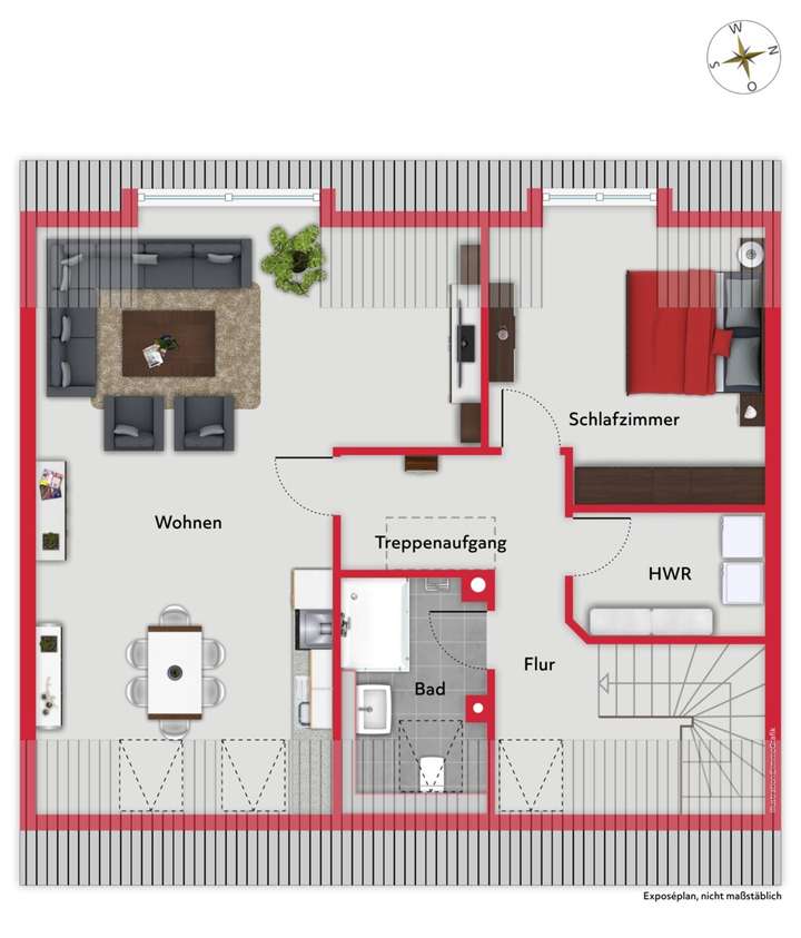 Grundriss Dachgeschoss