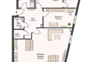 Über den Dächern vom Östlichen Ringgebiet - Moderne Dachgeschosswohnung mit Fahrstuhl & Stellplatz – Die vollständige Adresse der Immobilie erhältst du vom Anbieter., 38106 Östliches Ringgebiet, Braunschweig – Vorschaubild 11