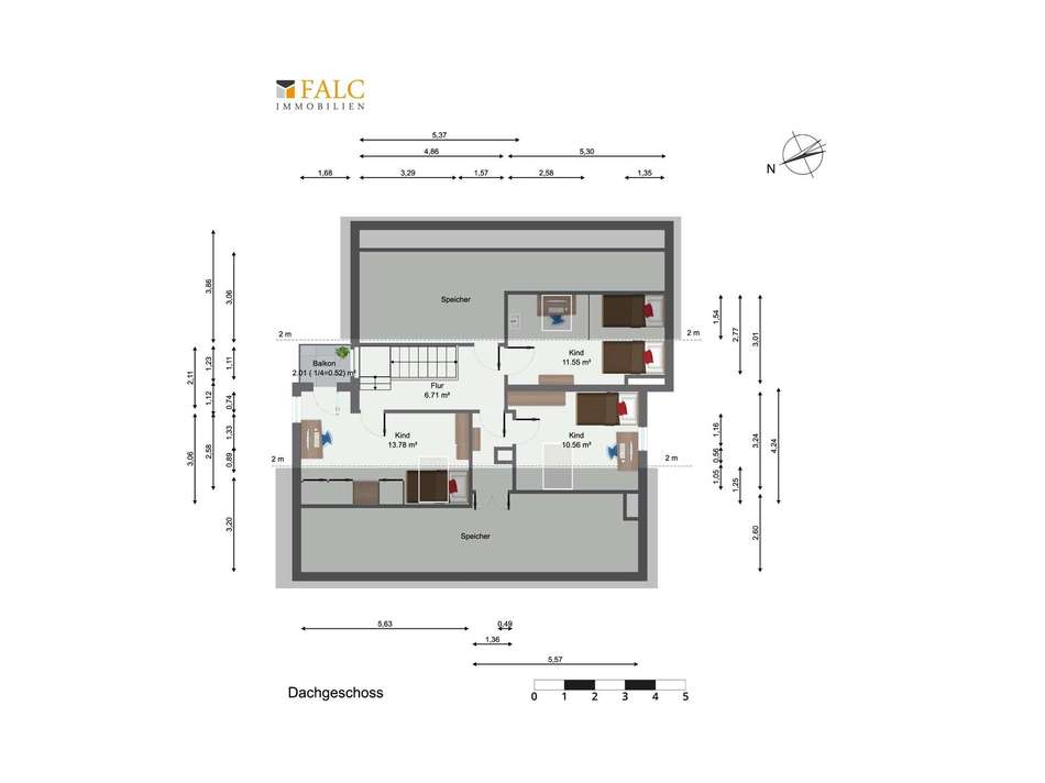 Grundriss Dachgeschoss