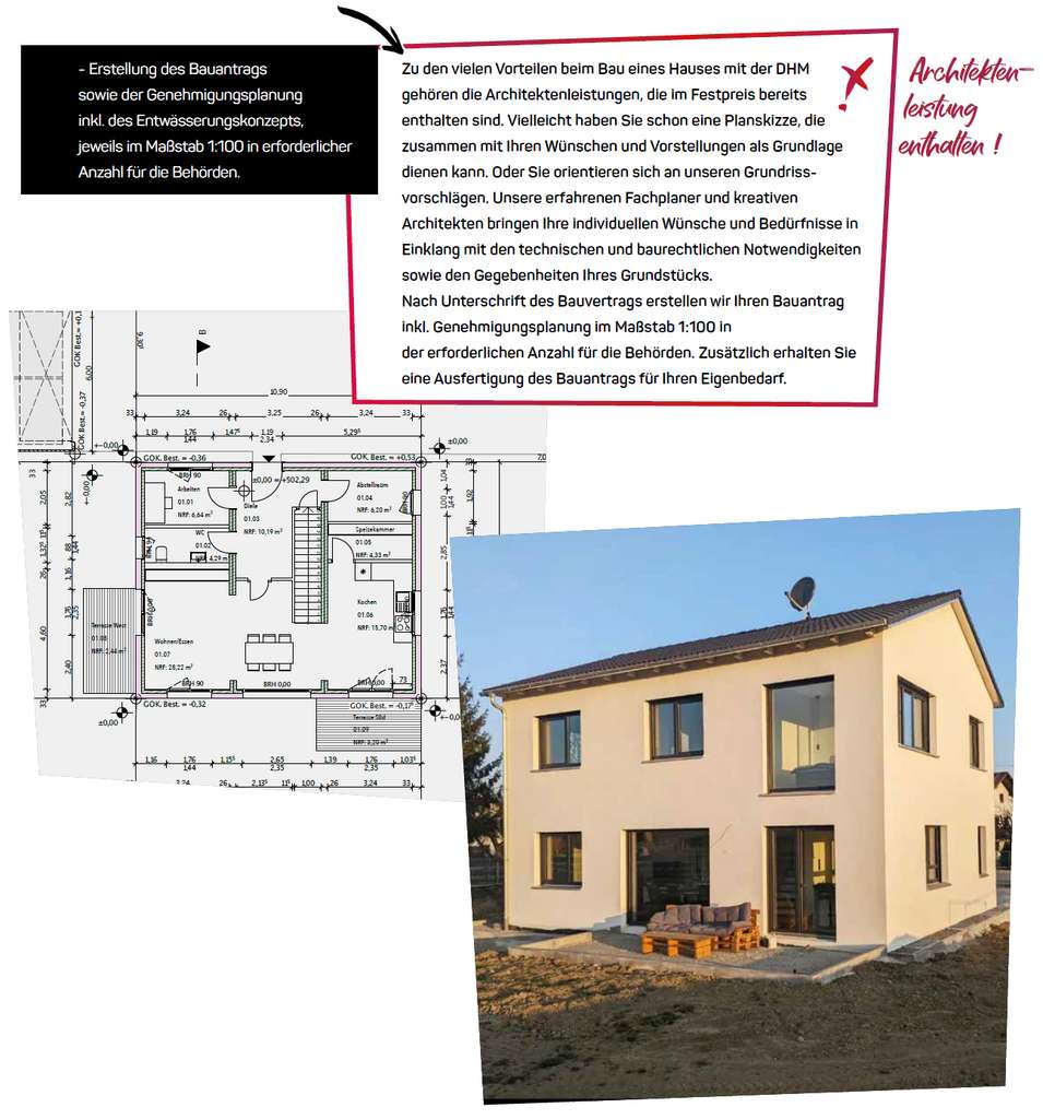 Immobilie in Heldenstein - 95m² Bungalow inkl. 665m² Grundstück - altersgerecht - ebenerdig - Bild 2