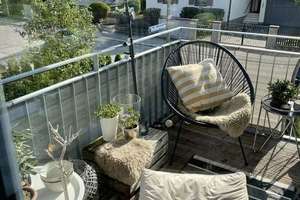Lichtdurchflutete 3-Zimmer-Wohnung mit Balkon – KfW 55 & Fußbodenheizung