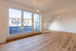 NEUBAU PENTHOUSE IN ALTSTADT NORD MIT DACHTERRASSE + EINBAUKÜCHE & TAGESLICHTBAD 🤩 +PROVISIONSFREI+