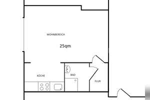Tauschwohnung: zentrale 1-Zimmer WHG -- 2 Zimmer WHG +Balkon gesucht – Die vollständige Adresse der Immobilie erhältst du vom Anbieter., 22085 Uhlenhorst, Hamburg – Vorschaubild 1