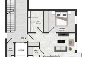 Urbanes Wohnen: 2-Zimmer-Neubauwohnung in zentraler Lage – Wollhausstraße 40, 74072 Heilbronn, Heilbronn – Vorschaubild 16