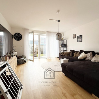 F&D | Moderne 3-Zimmer-EG-Wohnung mit EBK, Südterrasse und Garten in ruhiger Lage