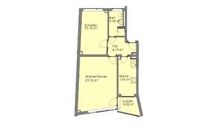 ERSTBEZUG nach Sanierung! - Helle 2-Zimmer-Wohnung mit Balkon – Söderblomstr. 7, 90439 Sündersbühl, Nürnberg – Vorschaubild 7