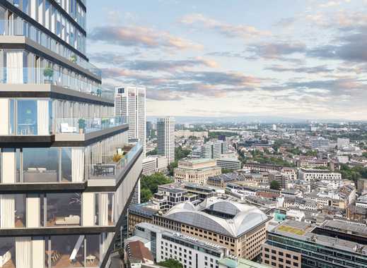 Wohnen in 100 Metern Höhe: 1-Zimmer-Wohnung mitten in der Frankfurter Skyline