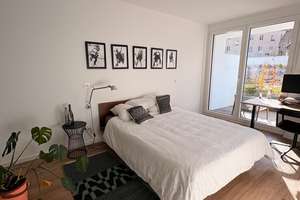 Modern 2-Room Apartment with Terrace & Garden (Befristet Jan-Dec26)) – Die vollständige Adresse der Immobilie erhältst du vom Anbieter., 80337 Am Schlachthof, München – Vorschaubild 3