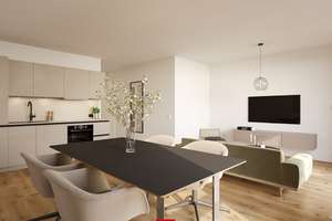 Neubau Erstbezug:  Exklusive und hochwertig ausgestattete 3 Zimmer Wohnung  im 1. OG - Haus C