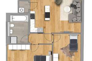 NEUBAU * 3 Zimmer * Garage * 06/26 * Fußbodenheizung * 2 Balkone * Lift * – Karl-Vogel-Str. 23, 4318 Anger-Crottendorf, Leipzig – Vorschaubild 15