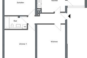 Top modernisierte 4-Zimmer-Wohnung mit Loggia in ruhiger Lage – Wipperstr. 15, 38448 Teichbreite, Wolfsburg – Vorschaubild 5