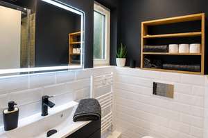 Stilvolles Boutique-Apartment mit großem Balkon im Kräherwald – komplett möbliert und ausgestattet – Zamenhofstraße 26, 70197 Kräherwald, Stuttgart – Vorschaubild 5