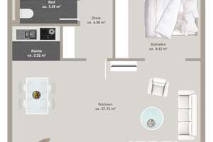 1 Zimmer Appartement - 1.OG, mit Einzelgarage – Kolbenzeil 20, 69126 Rohrbach, Heidelberg – Vorschaubild 24