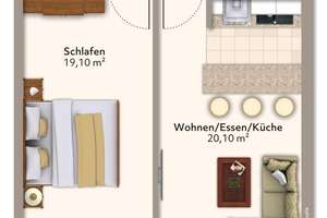 Traumhafte 2-Zimmer-Wohnung mit Balkon & saniertem Bad im begehrten Stadtfeld – An der Enckekaserne 8, 39110 Stadtfeld West, Magdeburg – Vorschaubild 11