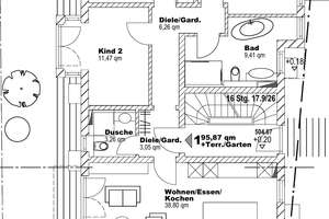 Neubau- 4,5-Zimmer-Erdgeschosswohnung mit großem Garten und Süd-West-Terrasse – Lauthstraße 21, 80999 Untermenzing, München – Vorschaubild 4