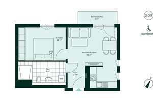 Moderne barrierefreie Eigentumswohnung mit Balkon und viel Komfort in Aachen – Roermonder Straße 76, 52072 Ponttor, Aachen – Vorschaubild 6