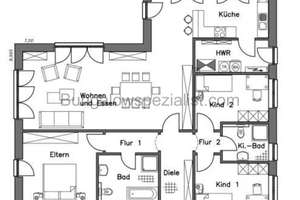 Familienbungalow 140 qm / 4 Zi / Hiddenhausen  Einbauküche / 2 Bäder / PV- Anlage / W – Die vollständige Adresse der Immobilie erhältst du vom Anbieter., 32120 Hiddenhausen – Vorschaubild 7