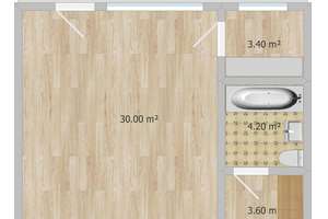 Gut gelegene Ein-Zimmer-Wohnung in HD-Bergheim  – Mannheimer Straße 3, 69115 Bergheim, Heidelberg – Vorschaubild 8