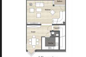 Vollmöblierte 3,5 Zimmer Maisonette in Neu-Ulm Stadtmitte (ab 01.07.) – Friedenstraße 32/1, 89231 Neu-Ulm – Vorschaubild 14