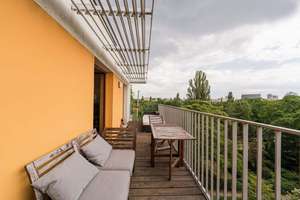 Penthouse appartment mit großer Dachterasse (möbliert) – Diestelmeyer Str. 5a, 10249 Friedrichshain, Berlin – Vorschaubild 8