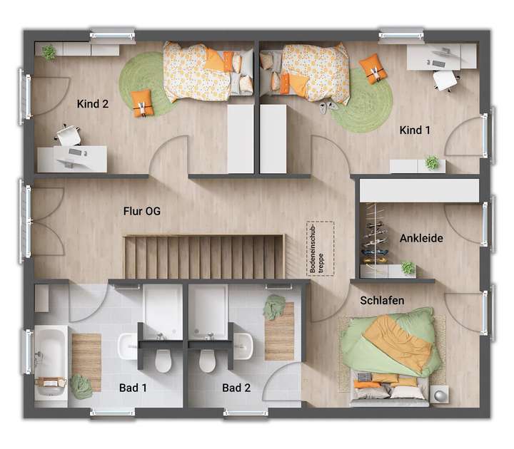 Grundrissvariante 6 OG