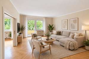 Wunderschöne Altbau-Wohnung mit Balkon, Parkett, hohen Decken zur Eigennutzung oder Anlage – 40239 Mörsenbroich, Düsseldorf – Vorschaubild 2