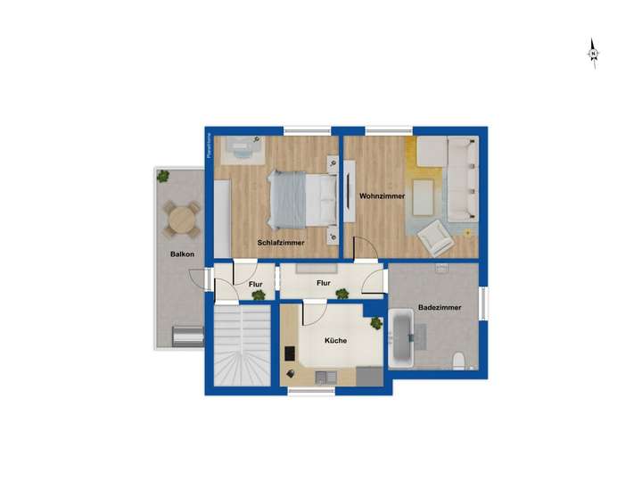 Grundriss Obergeschoss