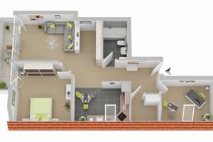 Charmante 3-Zimmer-Dachgeschosswohnung mit Balkon und Galerie – Die vollständige Adresse der Immobilie erhältst du vom Anbieter., 83533 Edling – Vorschaubild 24