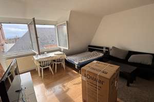 1-Zimmer Wohnung Blick auf Konkordienkirche
