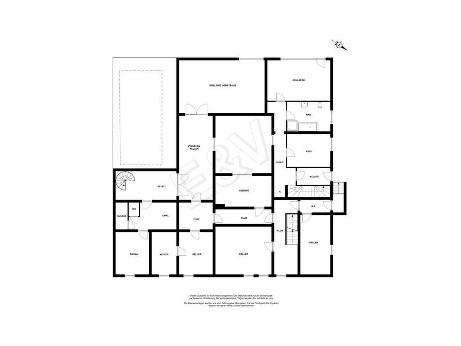 Grundriss Kellergeschoss