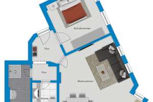 Charmante 2-Raumwohnung am Charlottencenter! – Röserstraße 4, 6108 Nördliche Innenstadt, Halle (Saale) – Vorschaubild 9