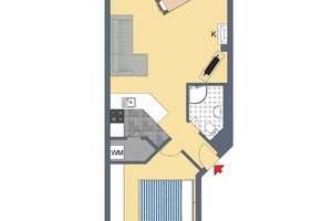 Kompakt und durchdacht: 2-Zimmer-Wohnung in Stuttgart-Zuffenhausen – Die vollständige Adresse der Immobilie erhältst du vom Anbieter., 70435 Zuffenhausen-Mitte, Stuttgart – Vorschaubild 19