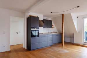 Wohnen mit Charakter: Altbau-Maisonette, offene Küche & SW-Balkon im Dachgeschoss – 48147 Kreuz, Münster – Vorschaubild 3