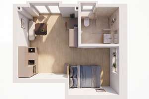 Studierende, Eigennutzer & Kapitalanleger aufgepasst!  Vollmöblierte Neubau-Apartments in Münster – 48165 Berg Fidel, Münster – Vorschaubild 11