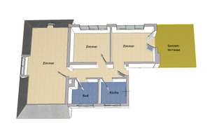 IMMOBERLIN.DE - Herrliche Aussichten! Dachgeschosswohnung mit privater Sonnenterrasse & Stellplatz – Die vollständige Adresse der Immobilie erhältst du vom Anbieter., 12209 Lichterfelde, Berlin – Vorschaubild 9